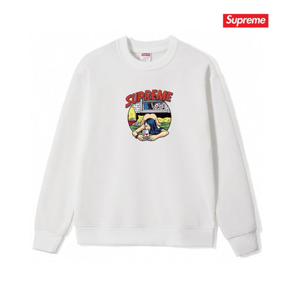 Supreme Unisex Casual Sweatshirt