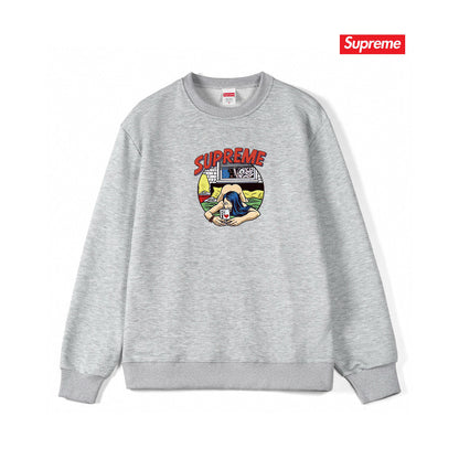 Supreme Unisex Casual Sweatshirt
