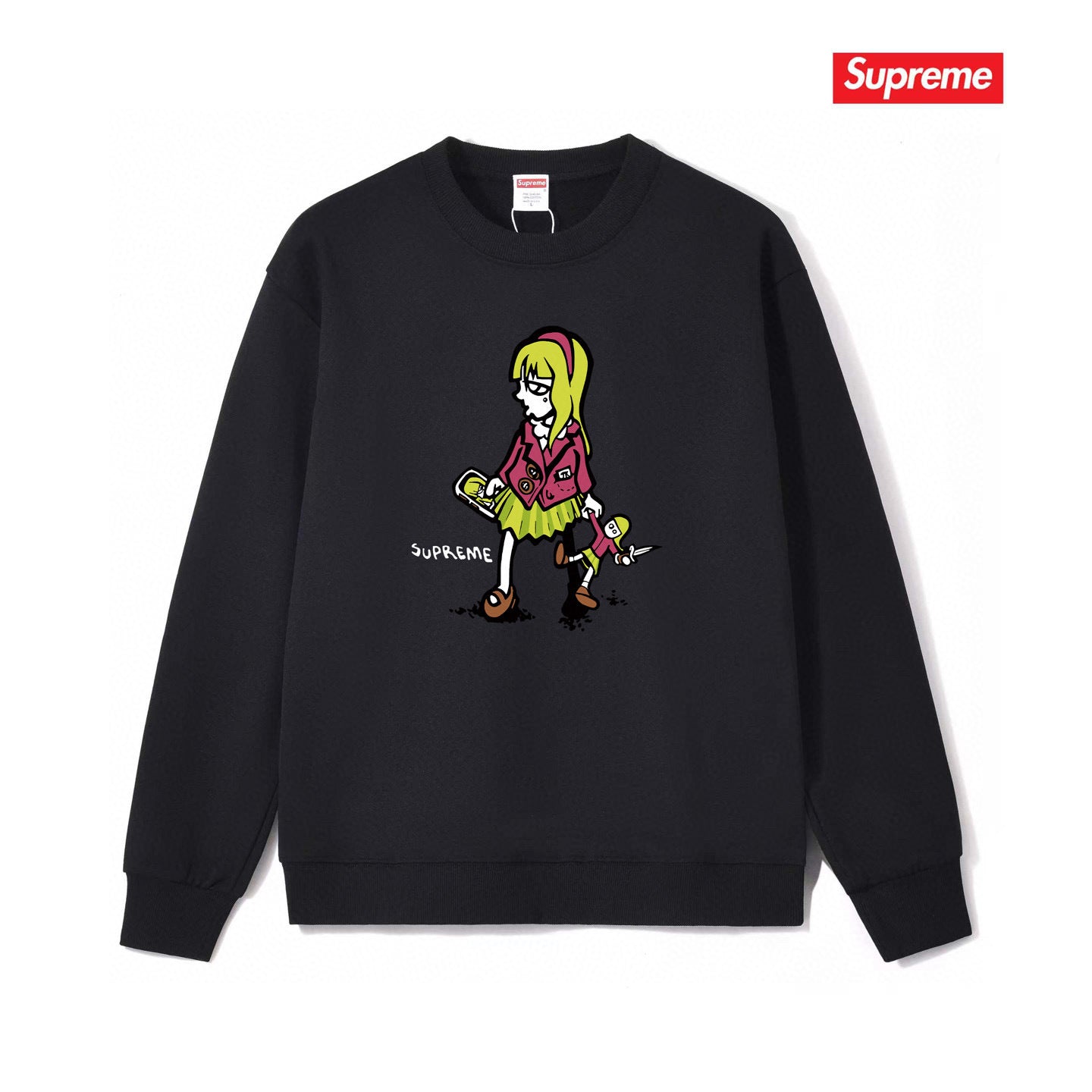 Supreme Unisex Casual Sweatshirt