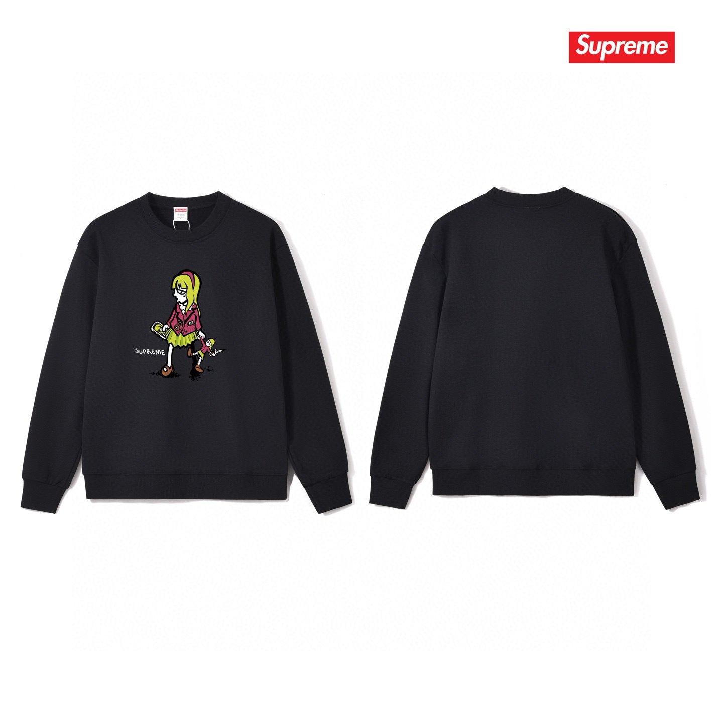 Supreme Unisex Casual Sweatshirt