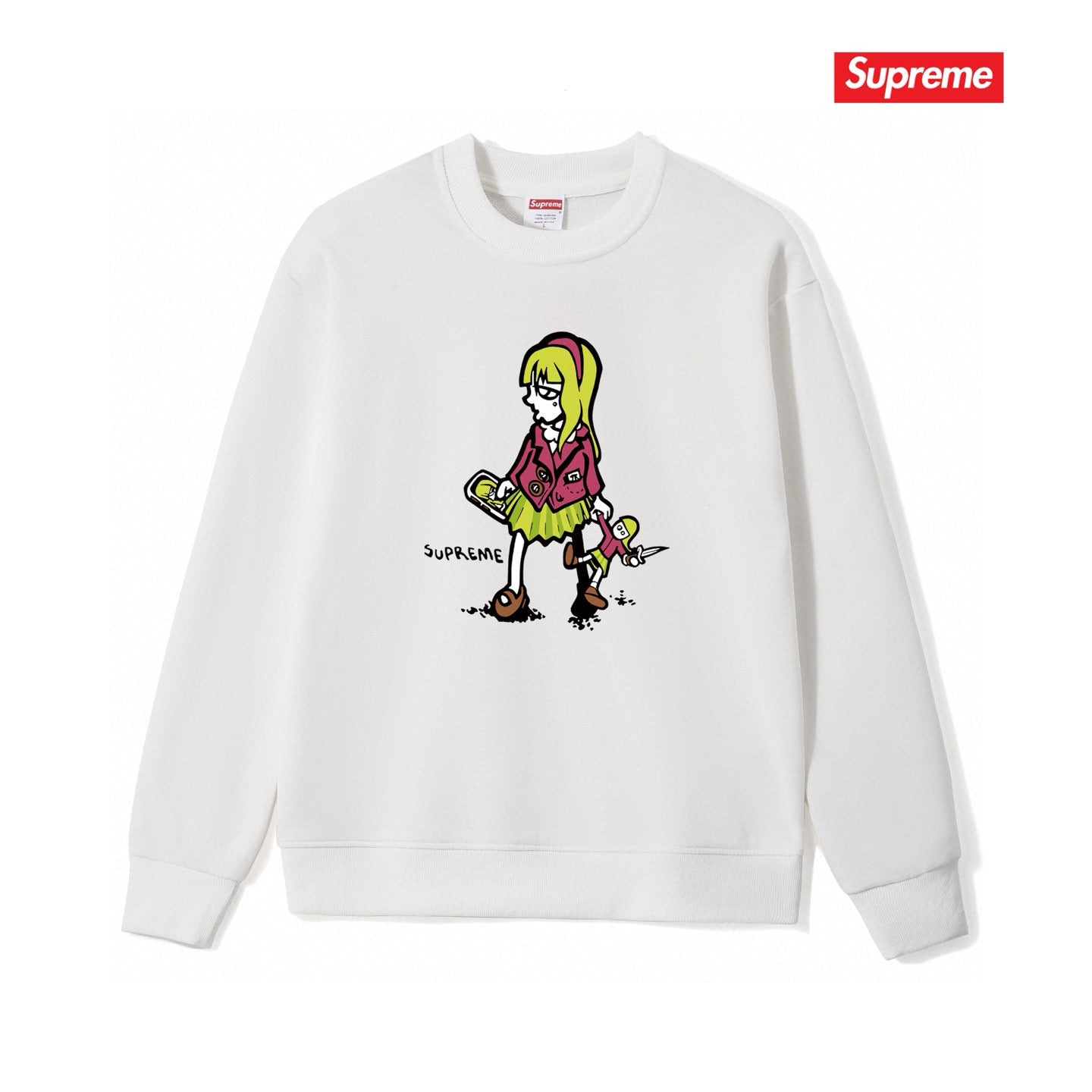 Supreme Unisex Casual Sweatshirt