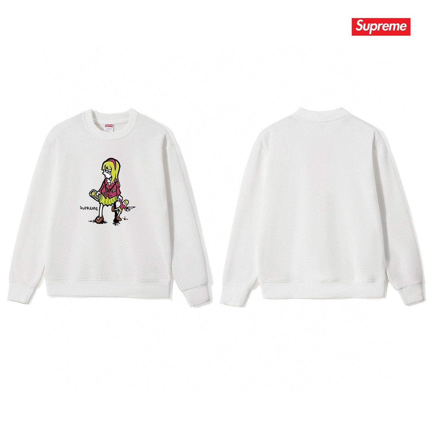 Supreme Unisex Casual Sweatshirt