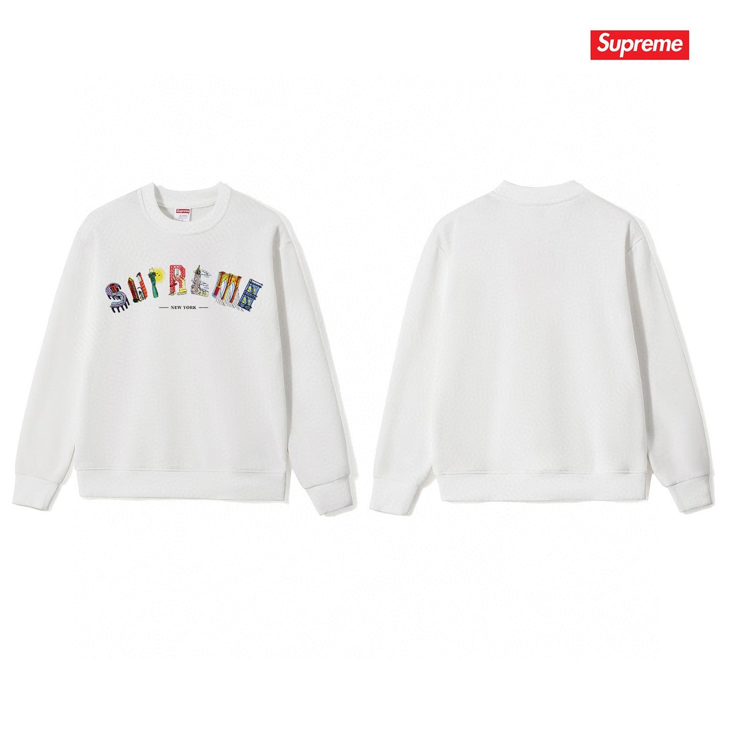 Supreme Unisex Casual Sweatshirt