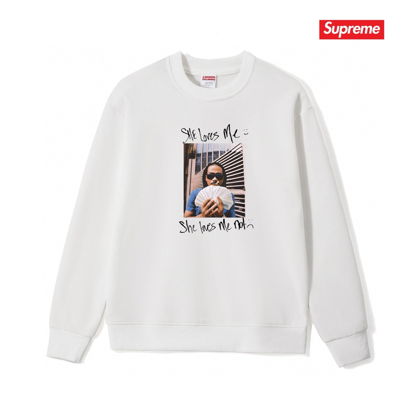 Supreme Unisex Casual Sweatshirt
