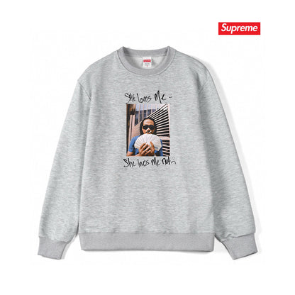 Supreme Unisex Casual Sweatshirt