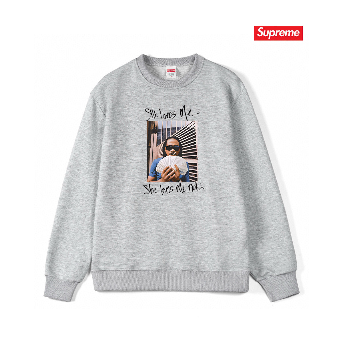 Supreme Unisex Casual Sweatshirt