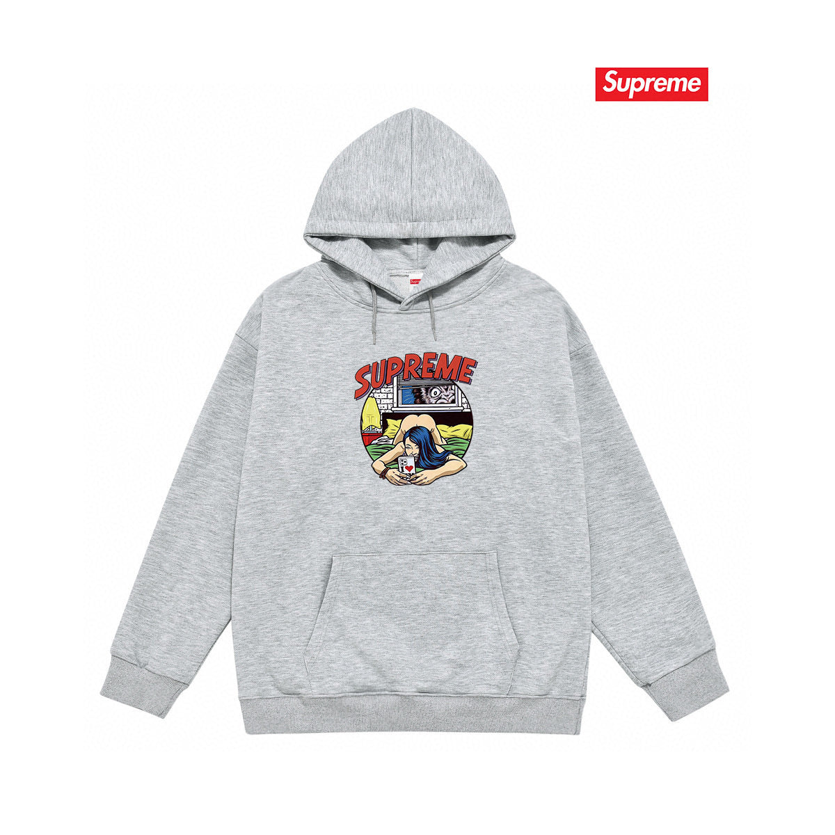 Supreme Unisex Casual Hoodie