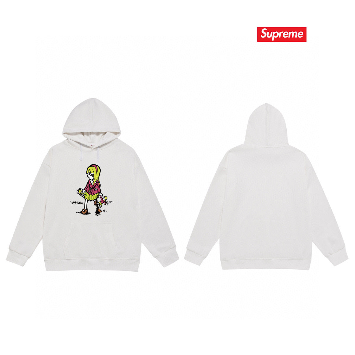 Supreme Unisex Casual Hoodie