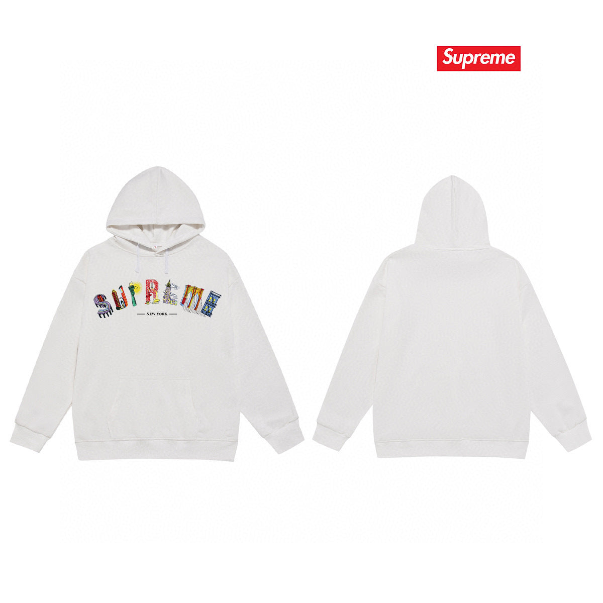 Supreme Unisex Casual Hoodie