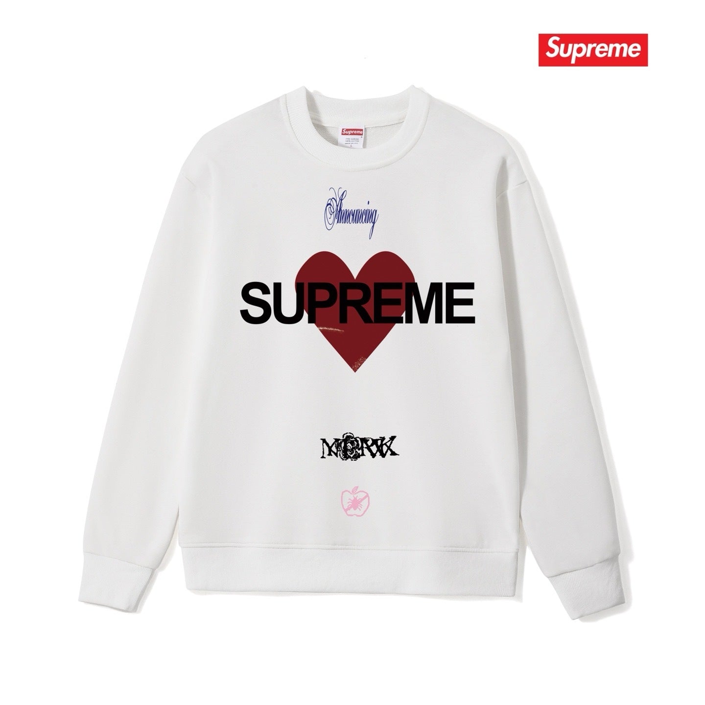 Supreme Unisex Casual Sweatshirt
