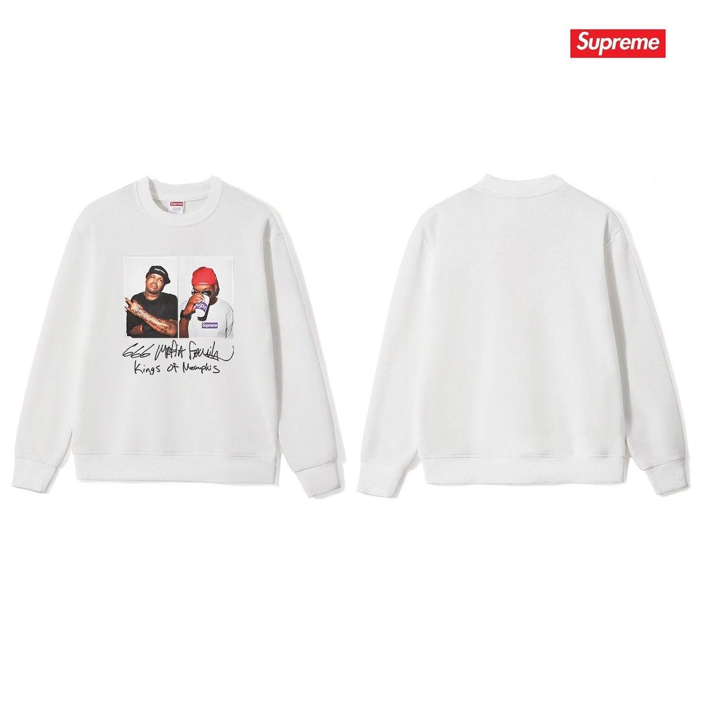 Supreme Unisex Casual Sweatshirt