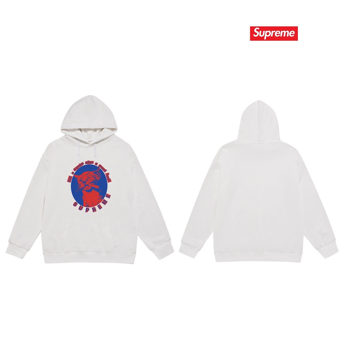 Supreme Unisex Casual Hoodie