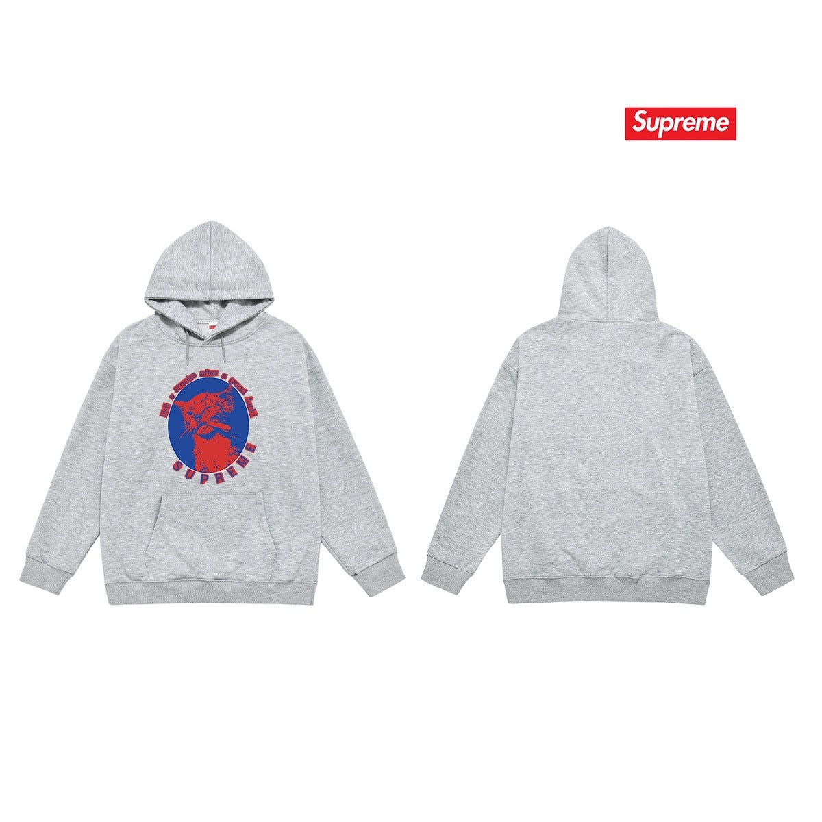 Supreme Unisex Casual Hoodie