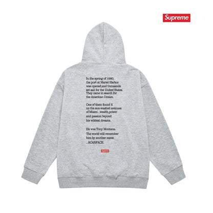 Supreme Unisex Casual Hoodie