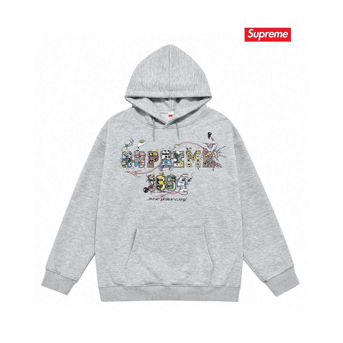 Supreme Unisex Casual Hoodie