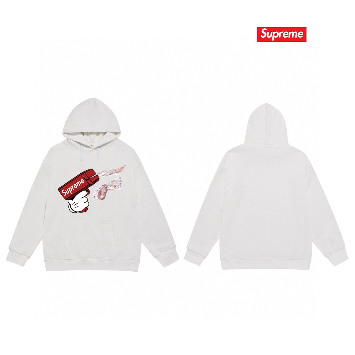 Supreme Unisex Casual Hoodie