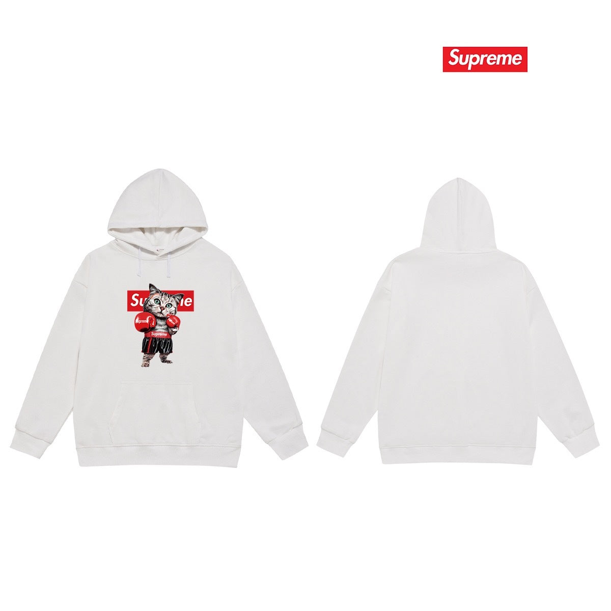 Supreme Unisex Casual Hoodie