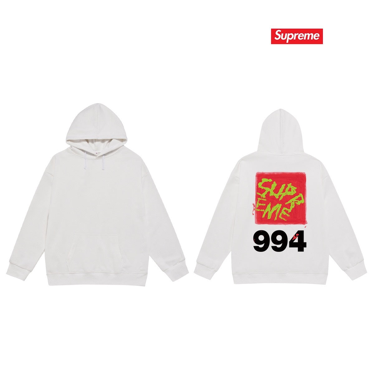 Supreme Unisex Casual Hoodie