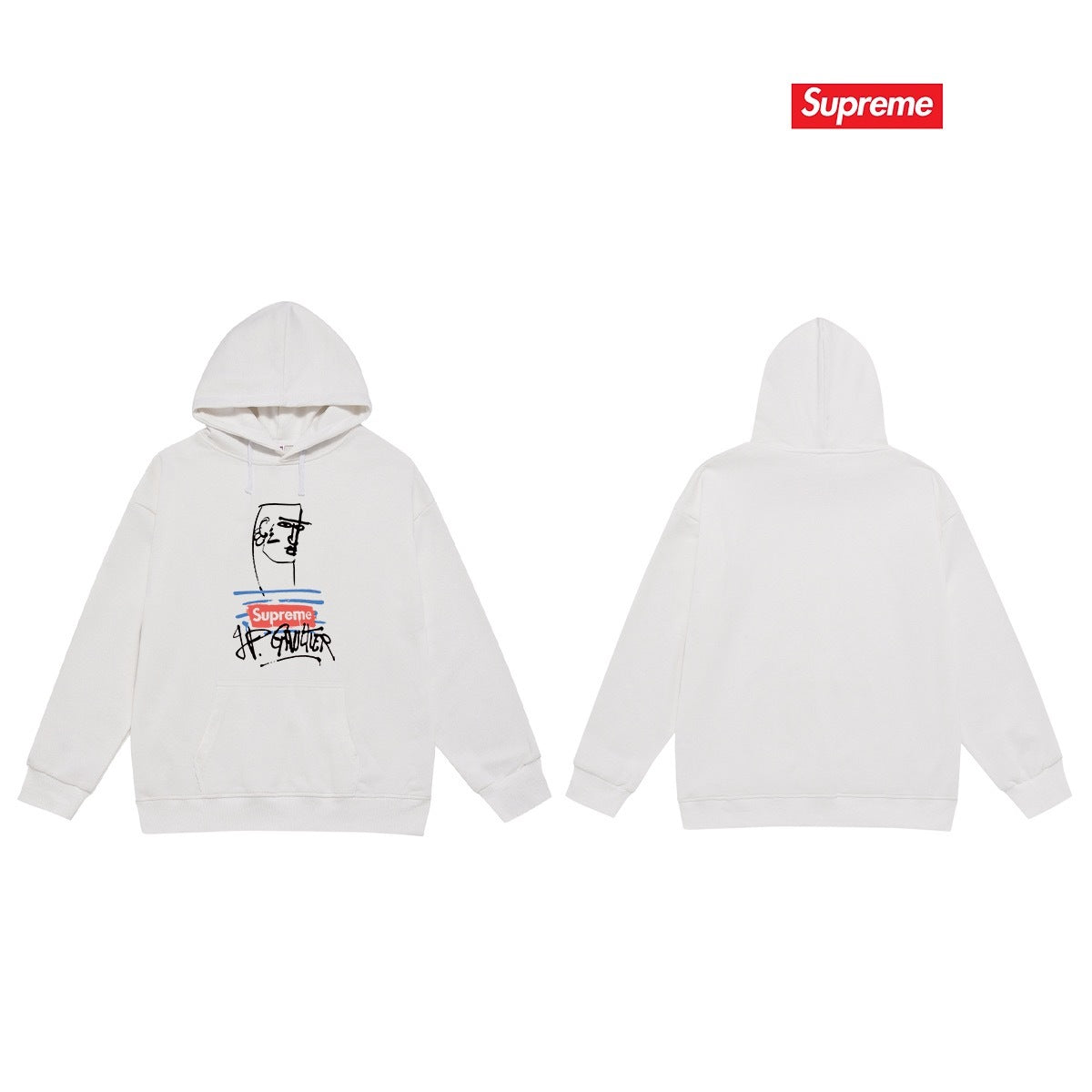 Supreme Unisex Casual Hoodie