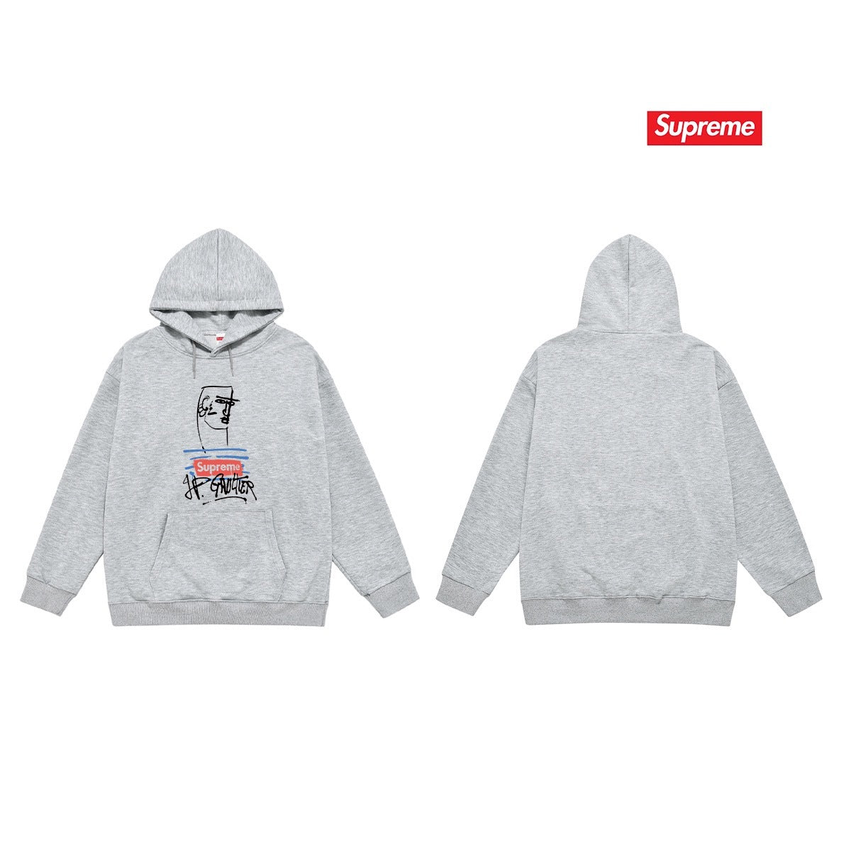 Supreme Unisex Casual Hoodie