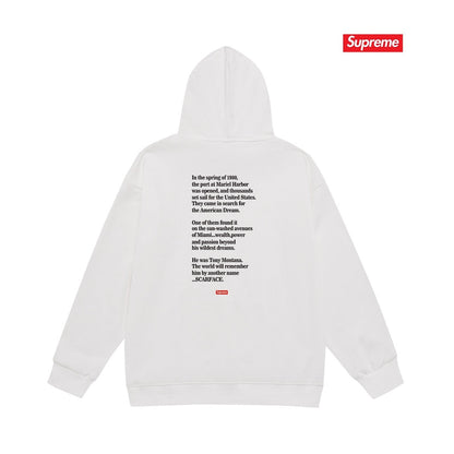 Supreme Unisex Casual Hoodie