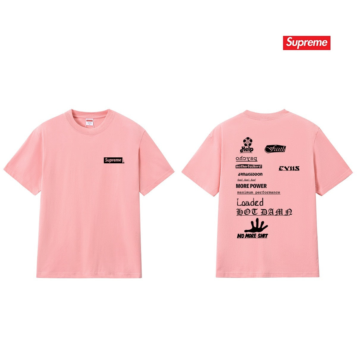 Supreme Casual T-Shirt (Unisex）