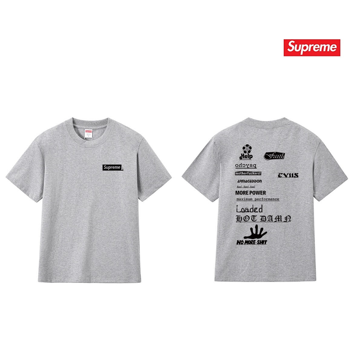 Supreme Casual T-Shirt (Unisex）