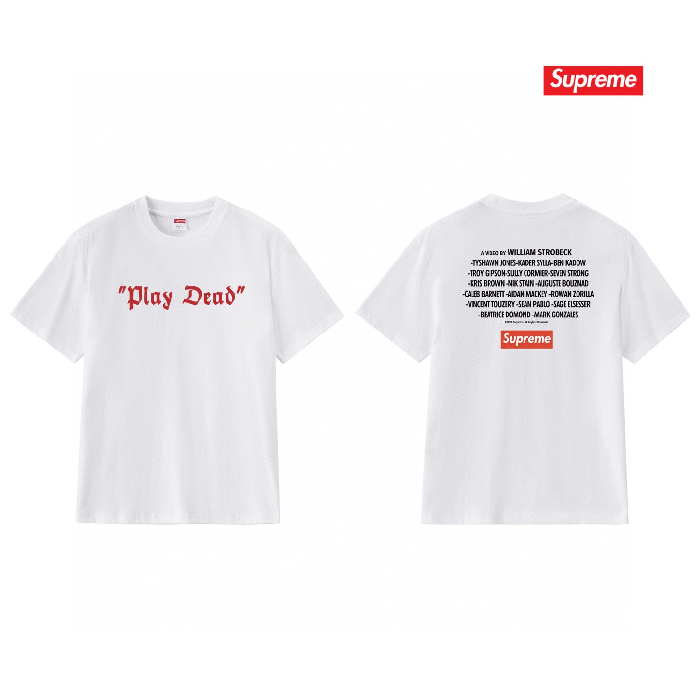 Supreme Casual T-Shirt (Unisex）