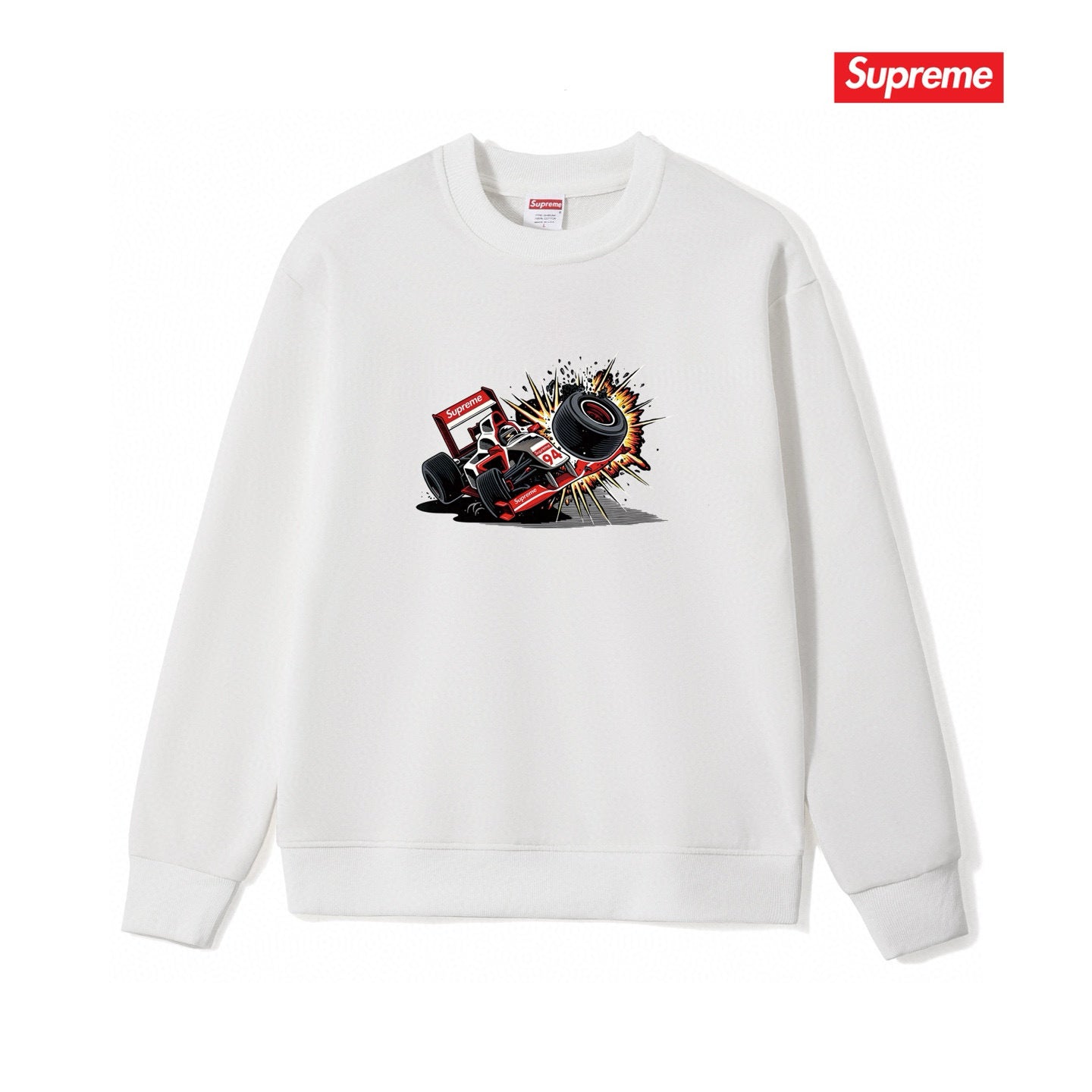 Supreme Unisex Casual Sweatshirt