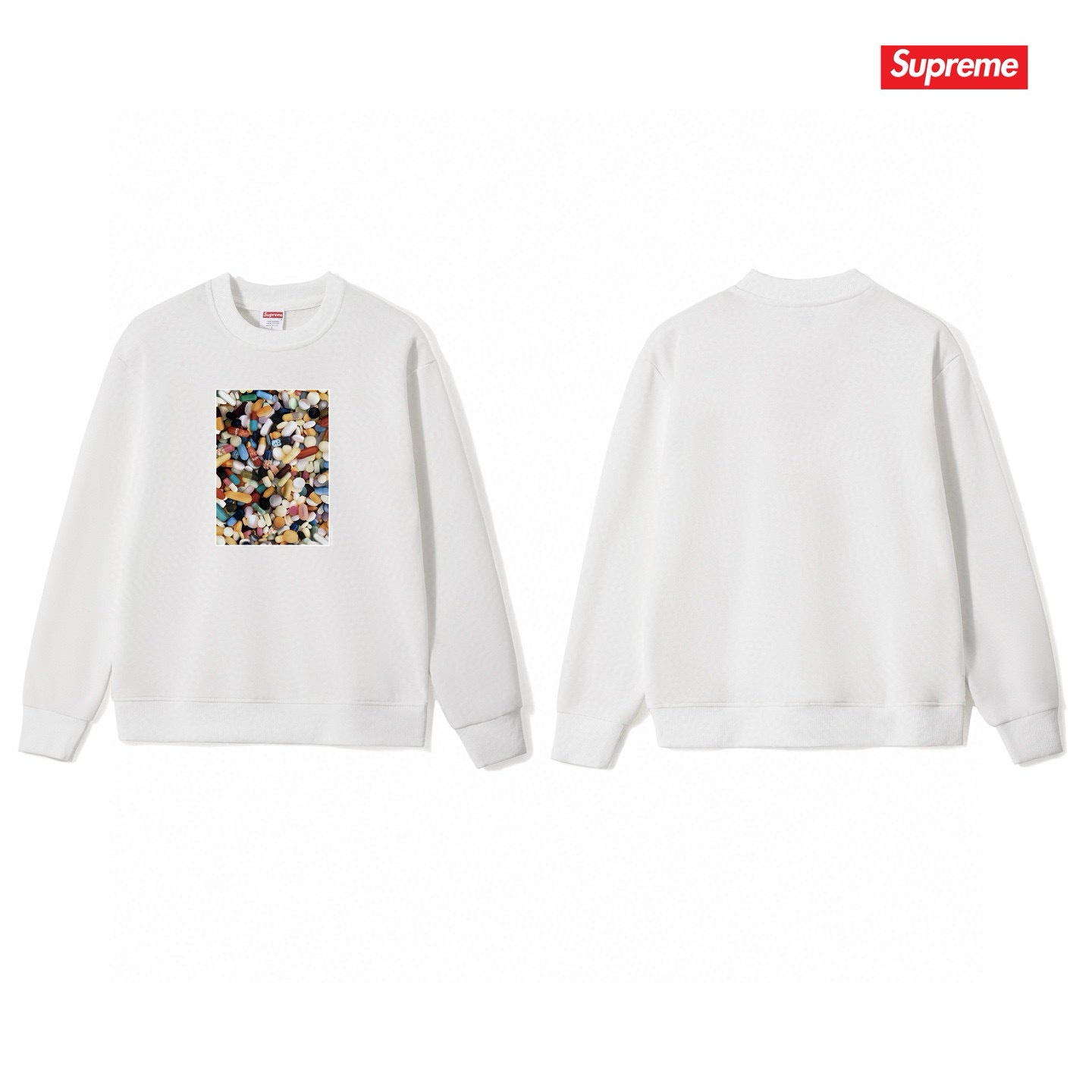 Supreme Unisex Casual Sweatshirt