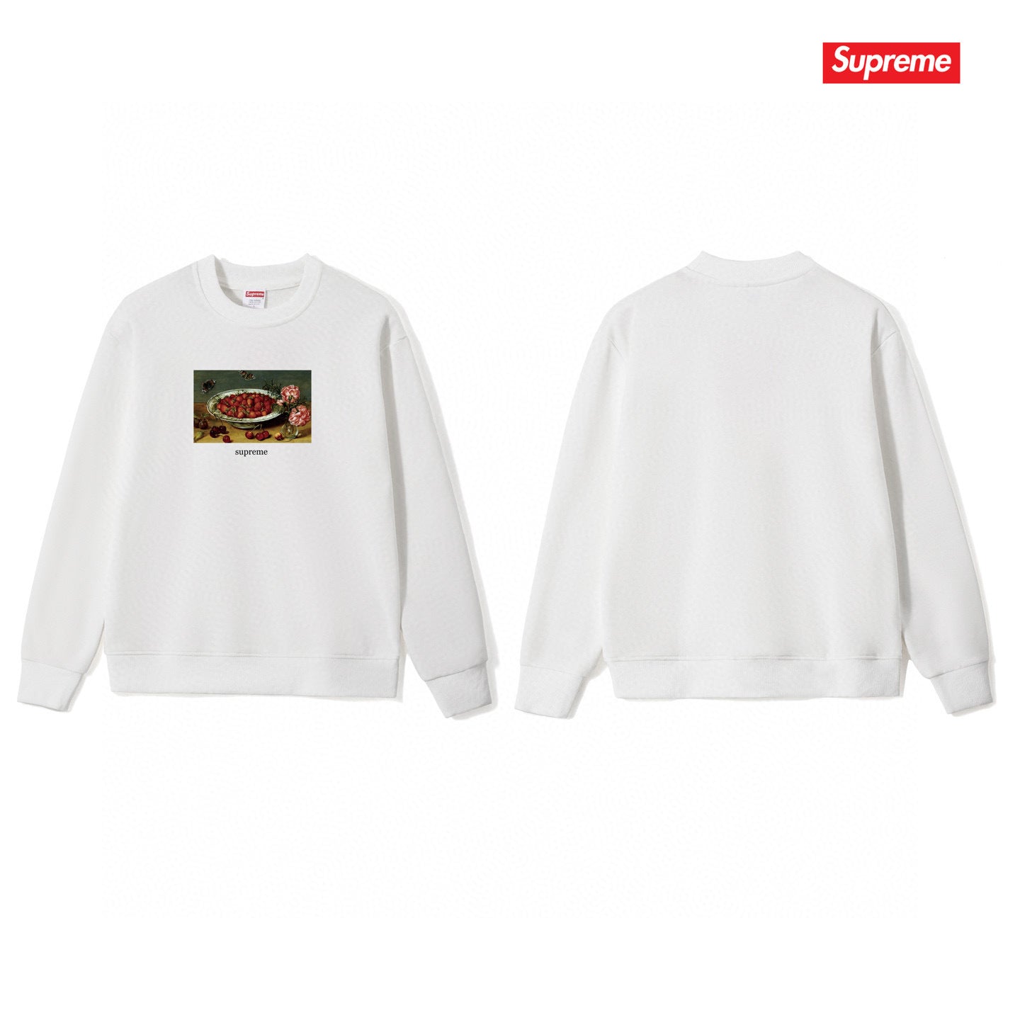 Supreme Unisex Casual Sweatshirt