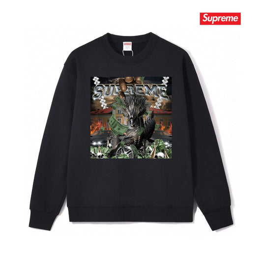 Supreme Unisex Casual Sweatshirt