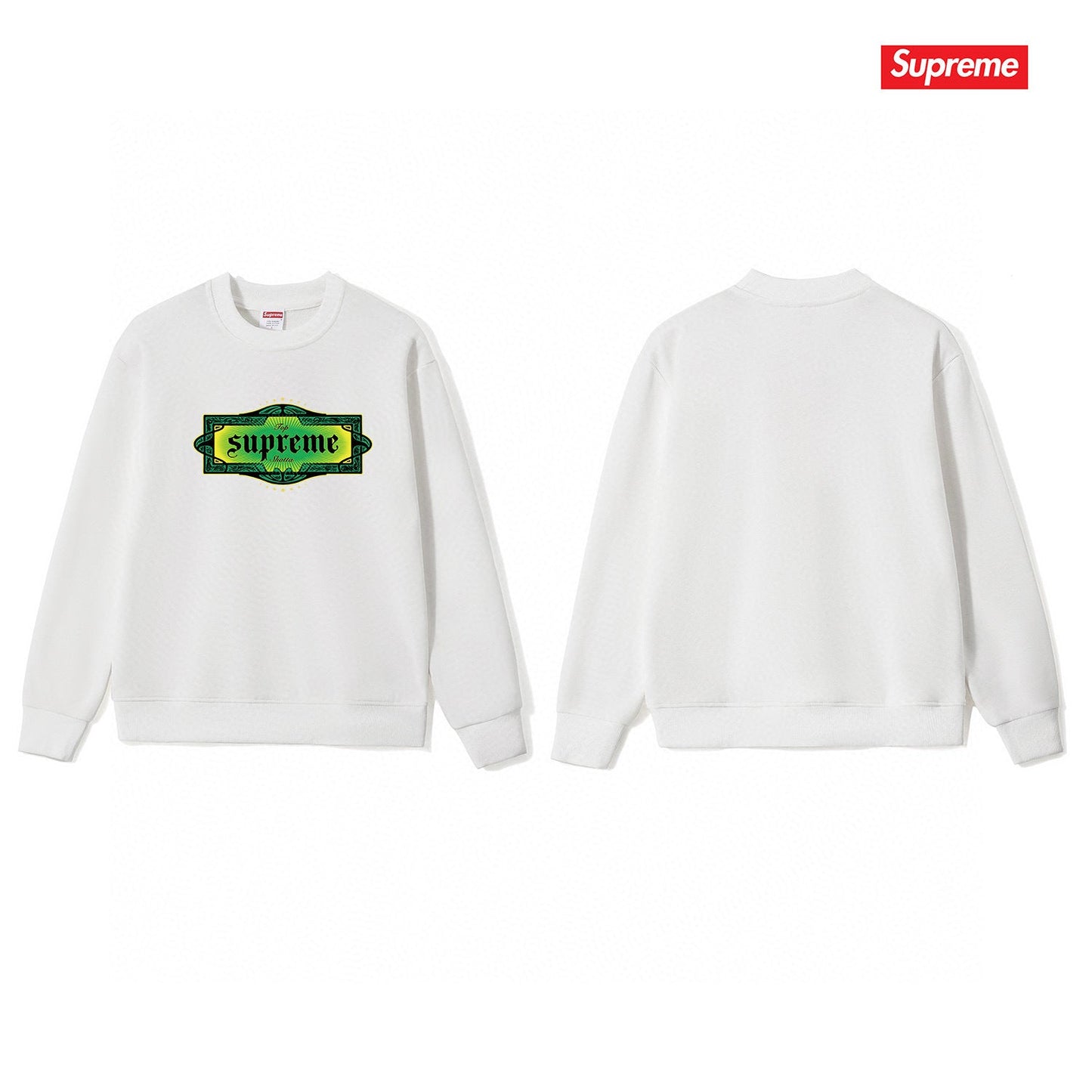 Supreme Unisex Casual Sweatshirt