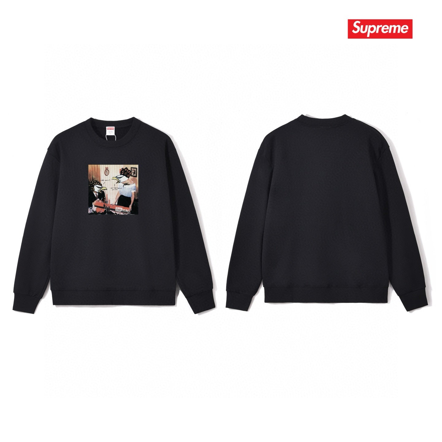 Supreme Unisex Casual Sweatshirt