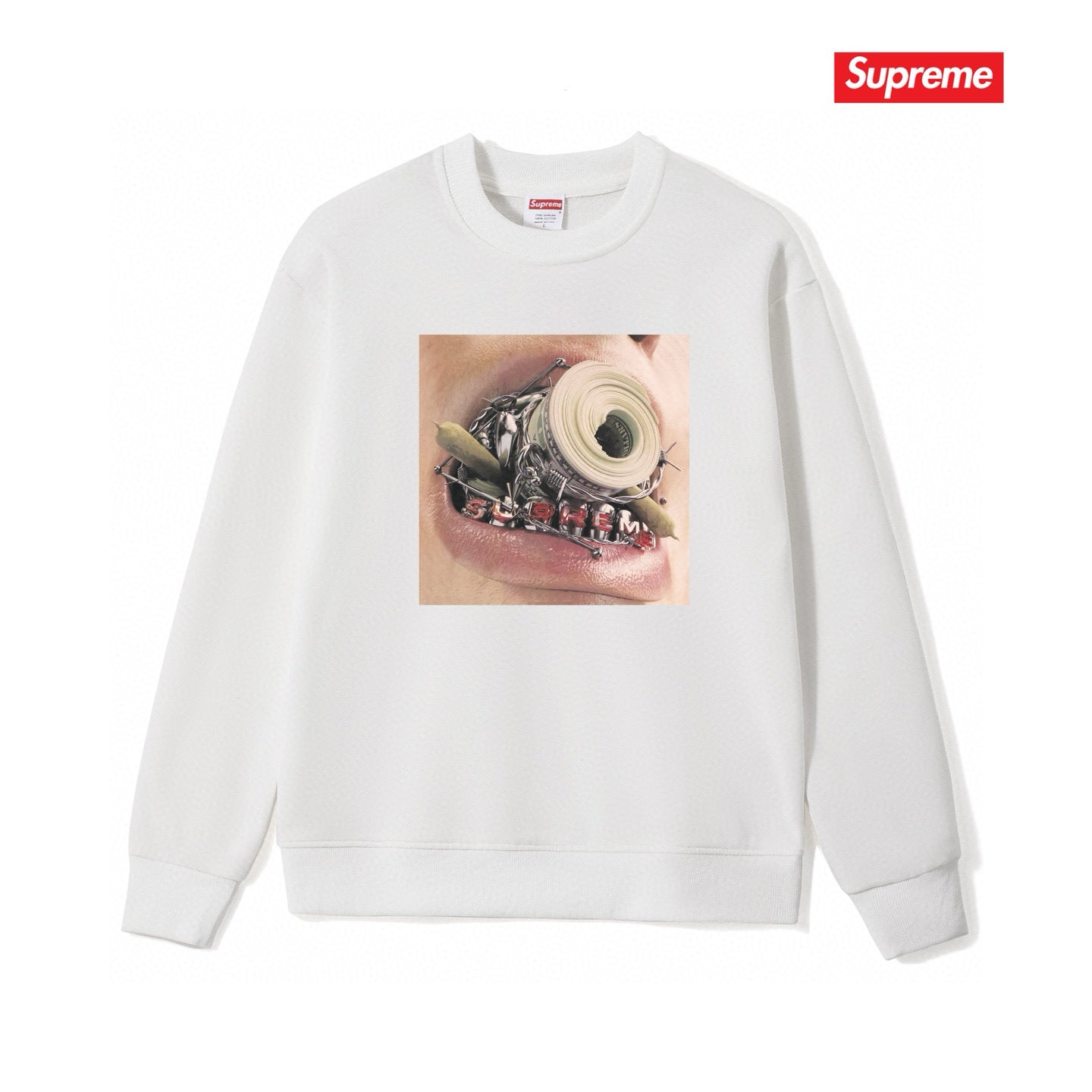 Supreme Unisex Casual Sweatshirt