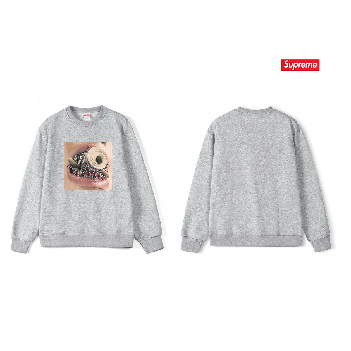 Supreme Unisex Casual Sweatshirt