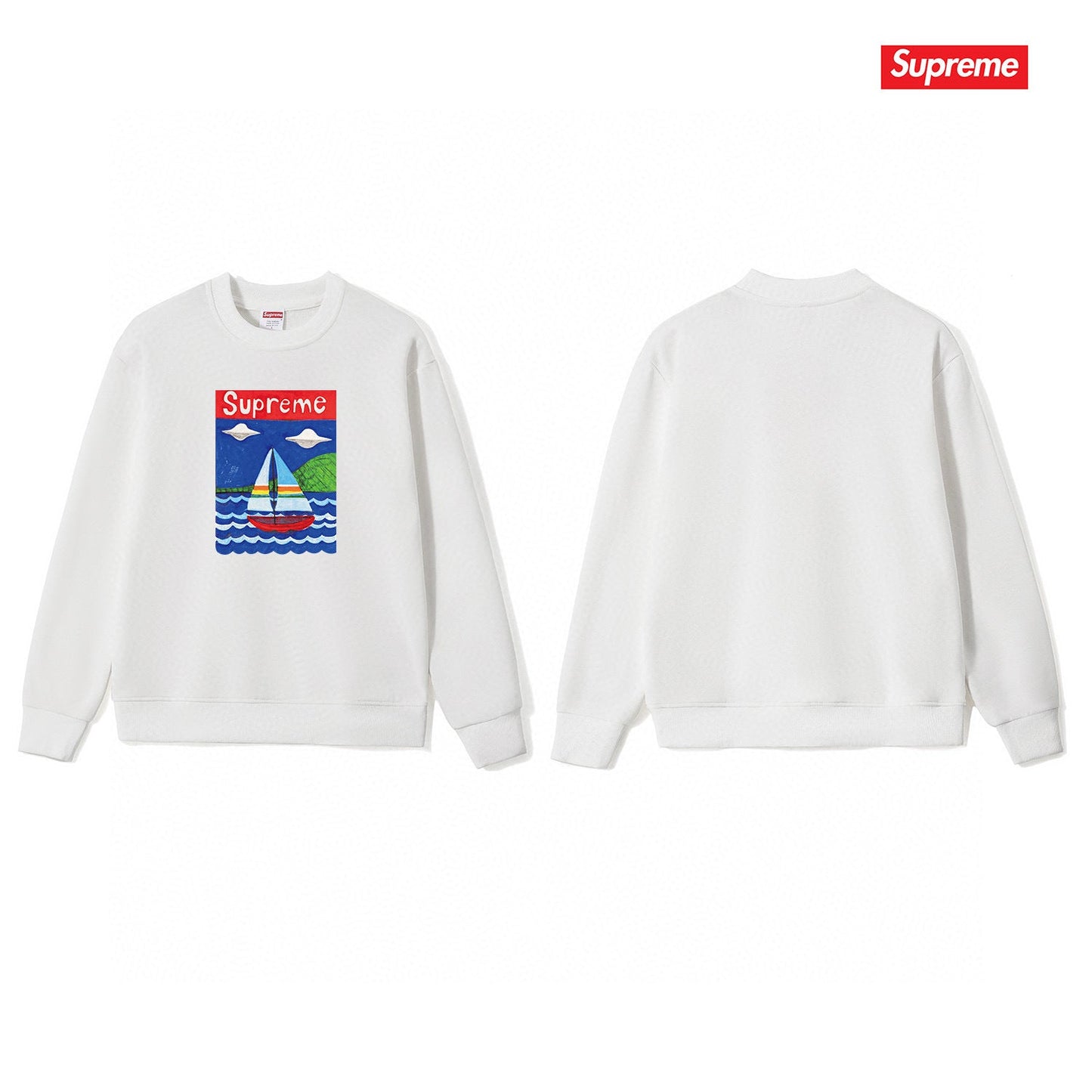 Supreme Unisex Casual Sweatshirt