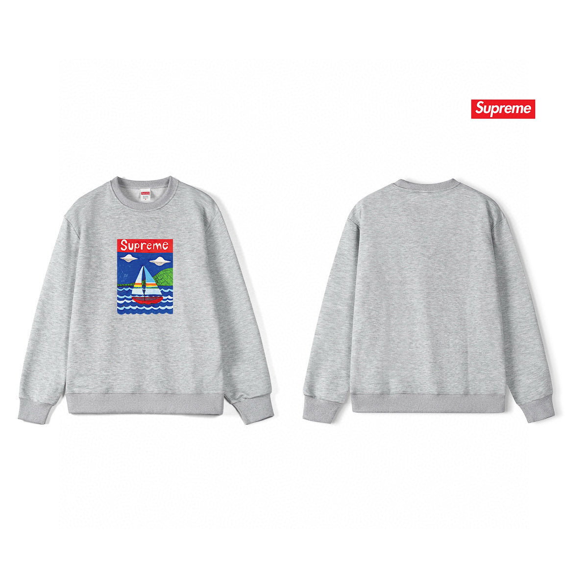 Supreme Unisex Casual Sweatshirt