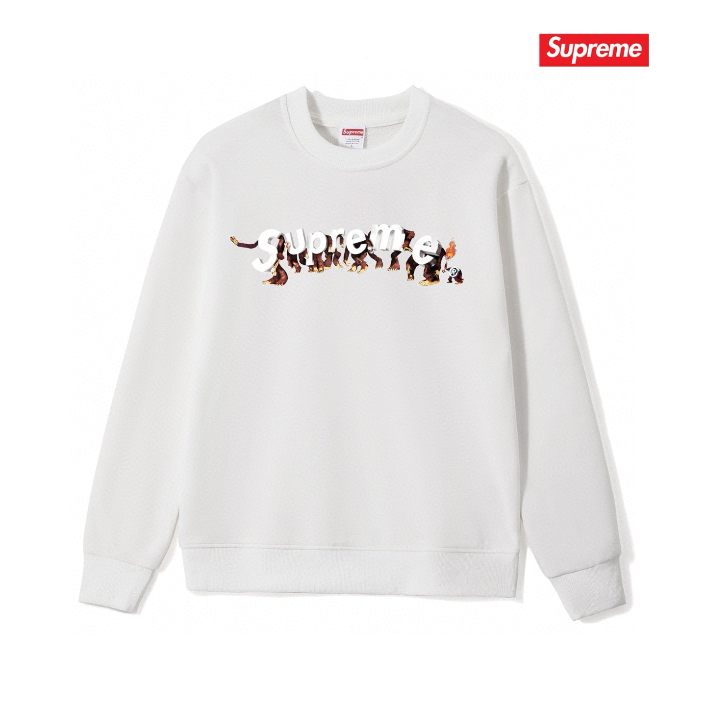 Supreme Unisex Casual Sweatshirt