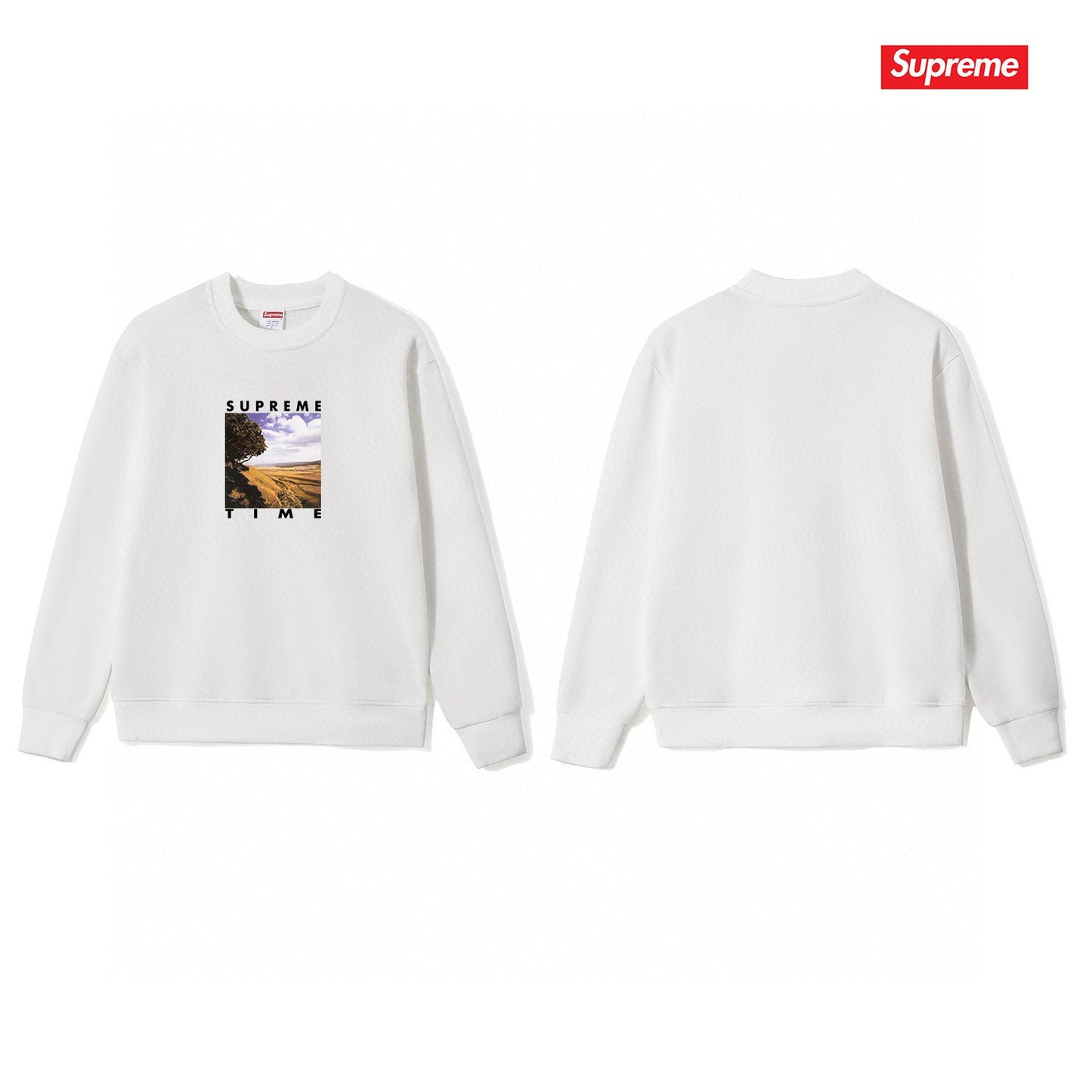 Supreme Unisex Casual Sweatshirt