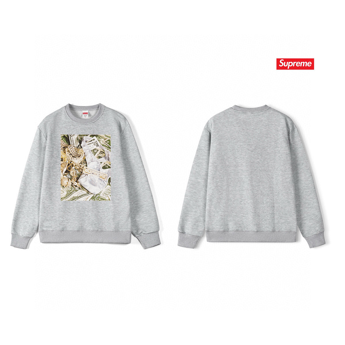 Supreme Unisex Casual Sweatshirt