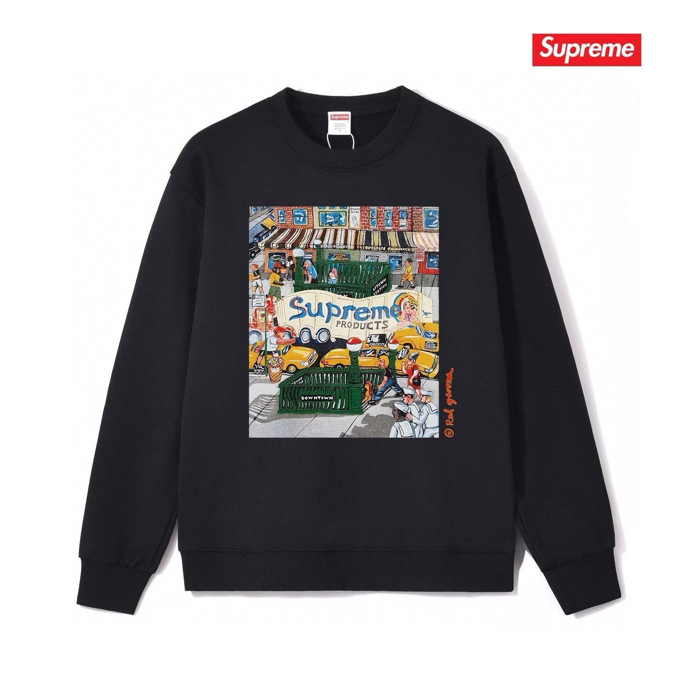 Supreme Unisex Casual Sweatshirt