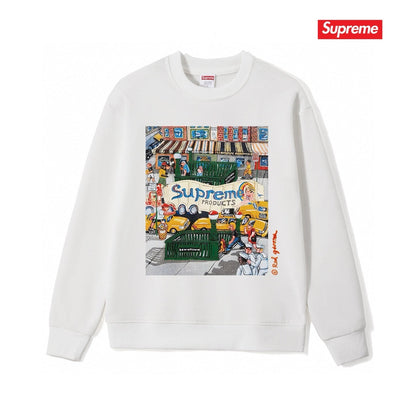Supreme Unisex Casual Sweatshirt
