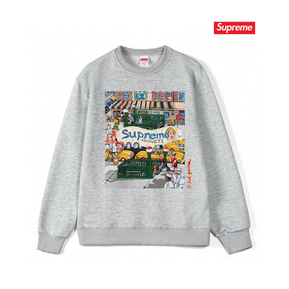 Supreme Unisex Casual Sweatshirt