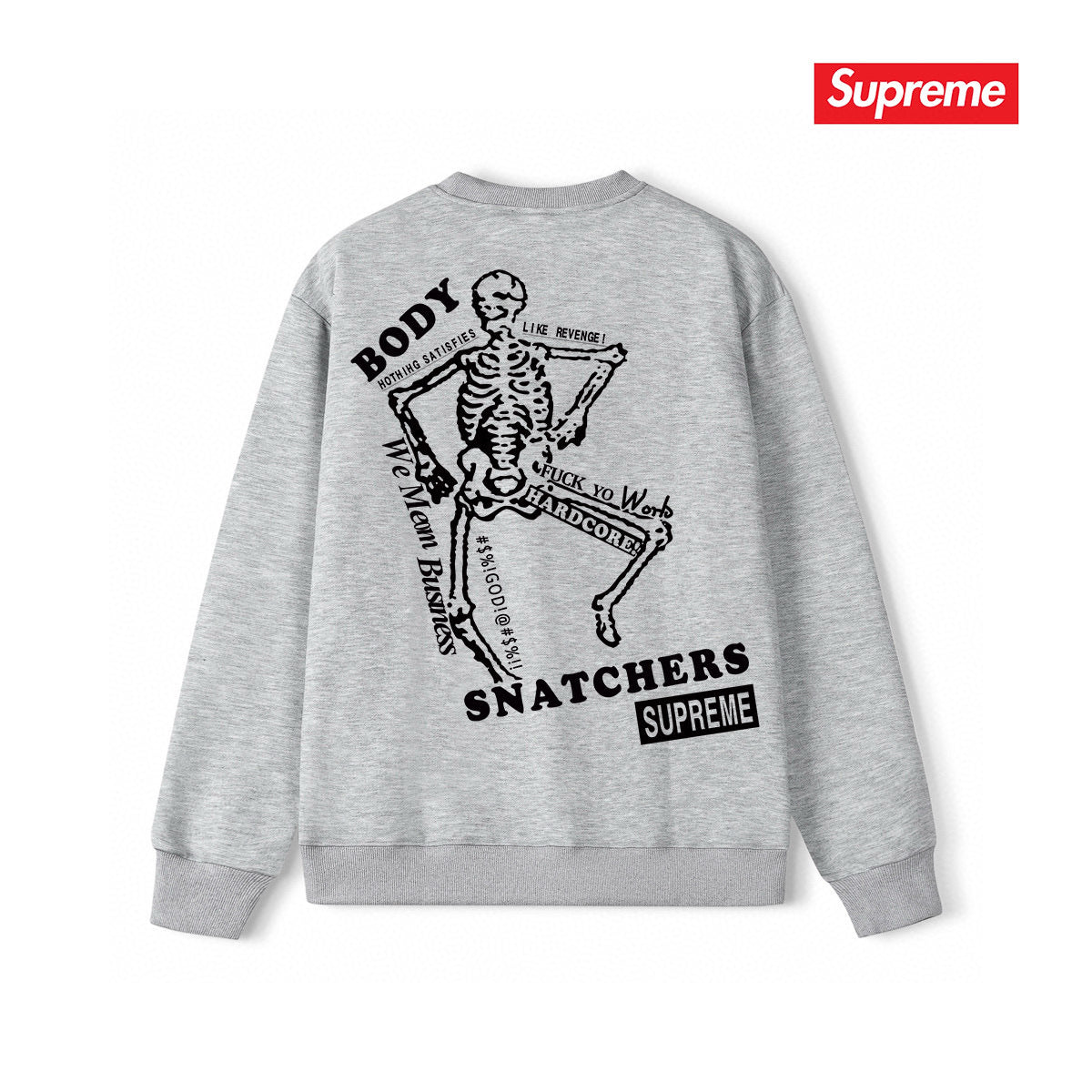 Supreme Unisex Casual Sweatshirt