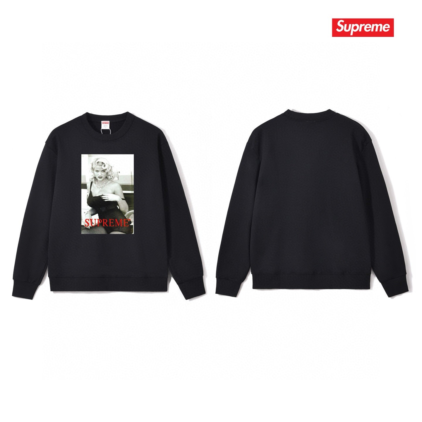 Supreme Unisex Casual Sweatshirt