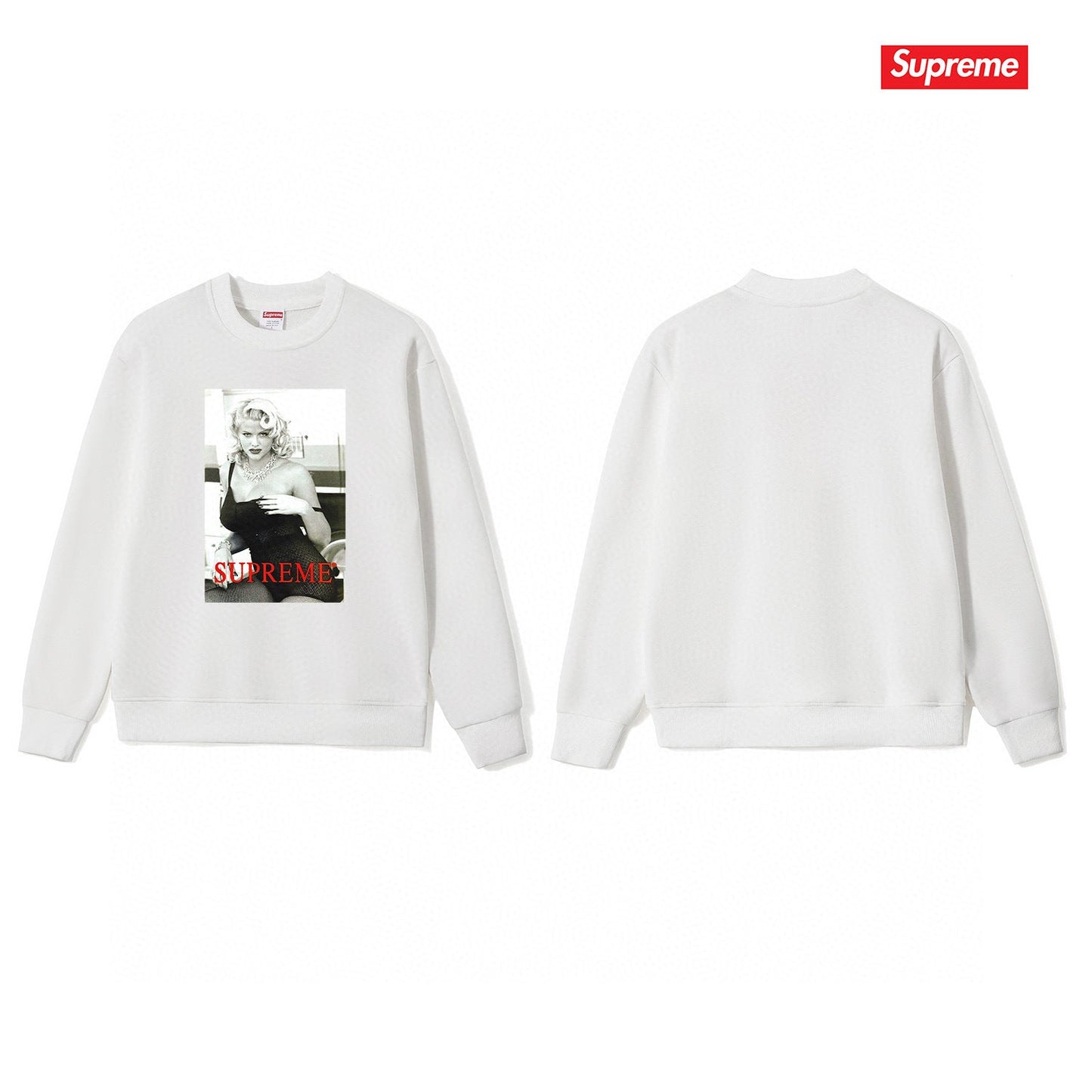 Supreme Unisex Casual Sweatshirt
