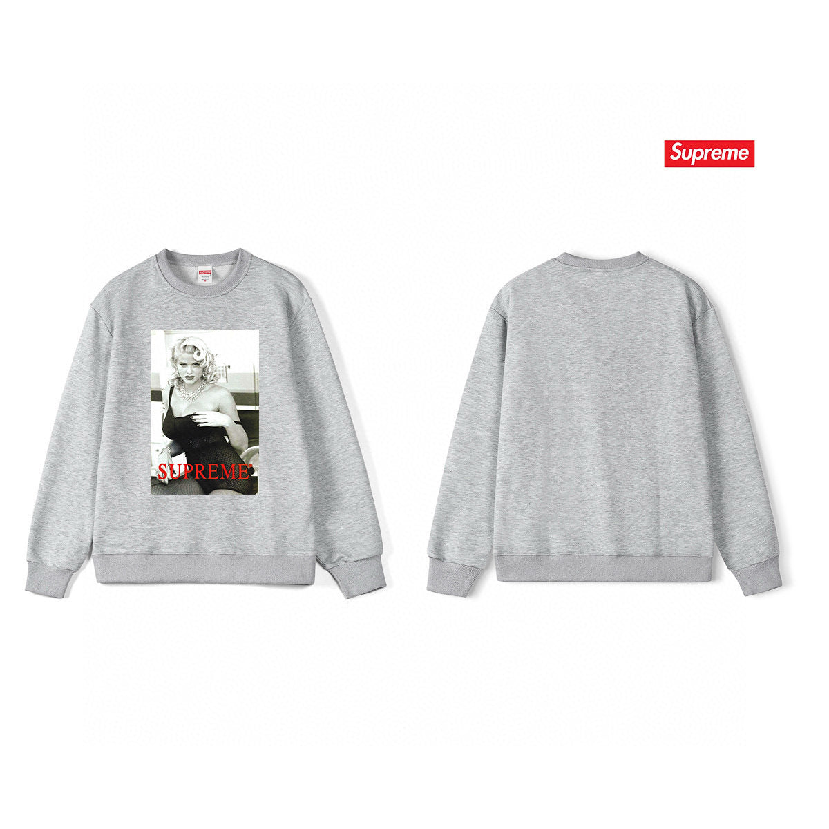 Supreme Unisex Casual Sweatshirt