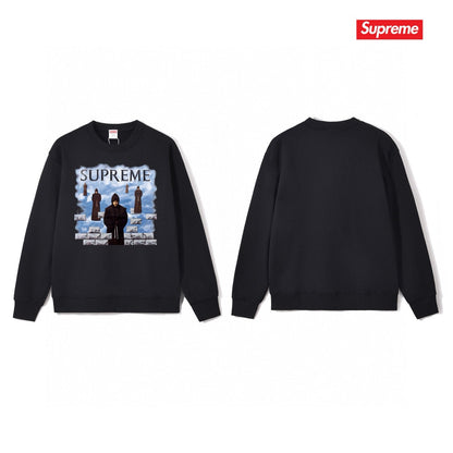 Supreme Unisex Casual Sweatshirt