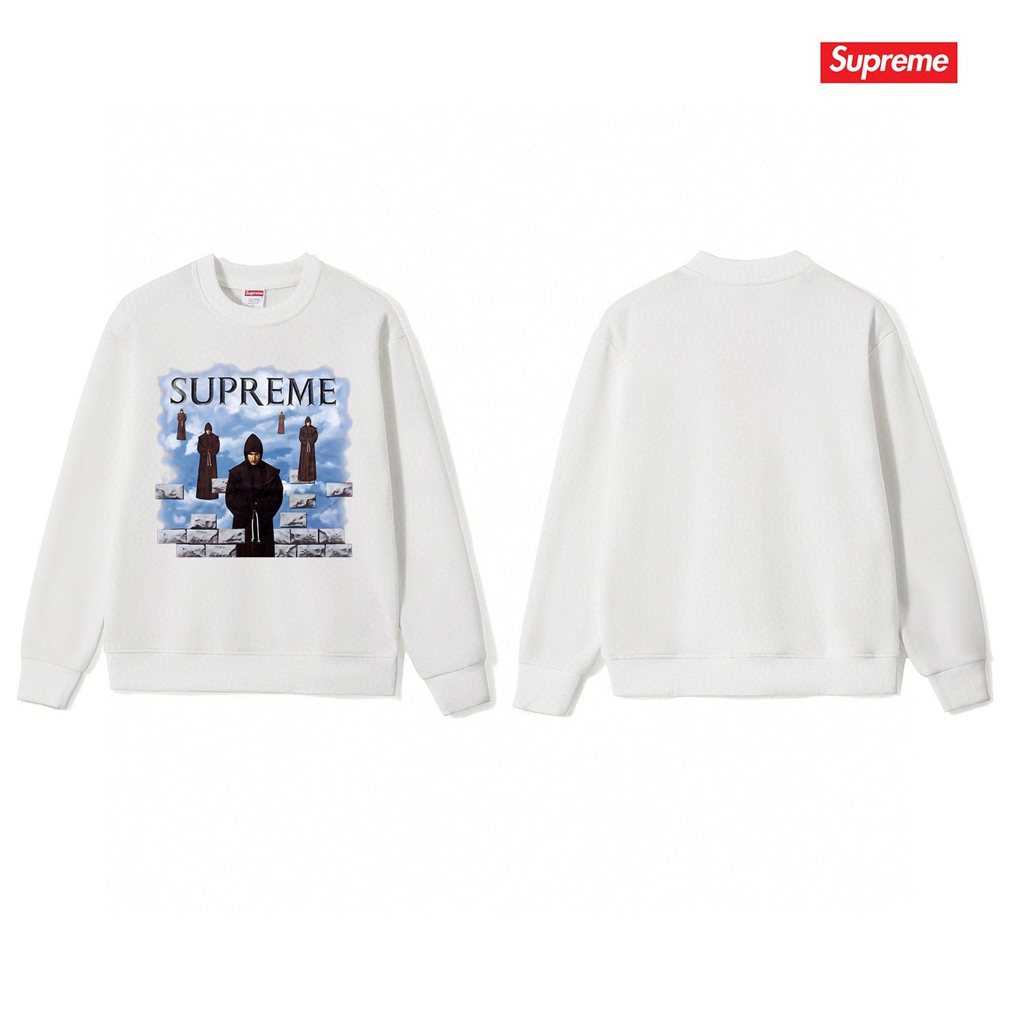 Supreme Unisex Casual Sweatshirt